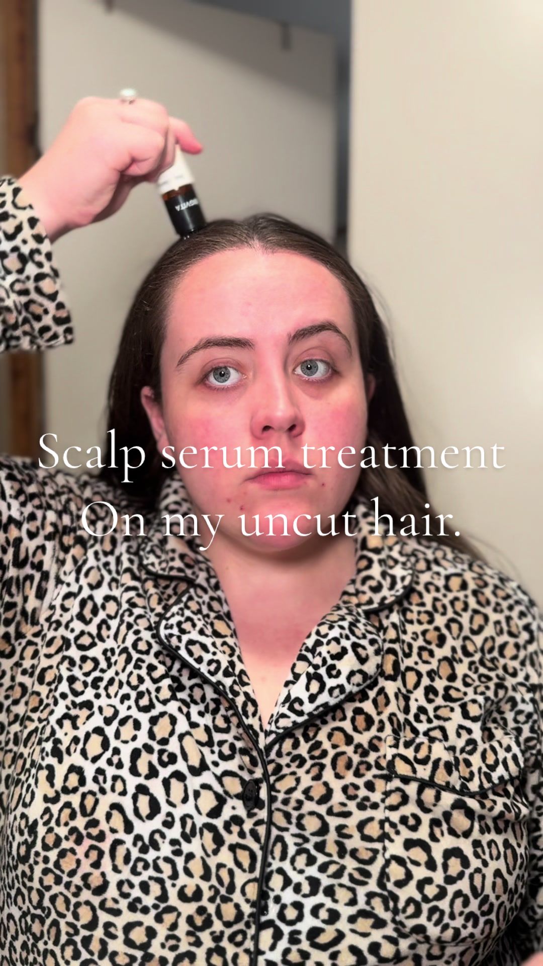 TikTok post by @brittneyphares for Bigvita. Caption reads: [...] this scalp serum so much! Thank you @BIGVITA....