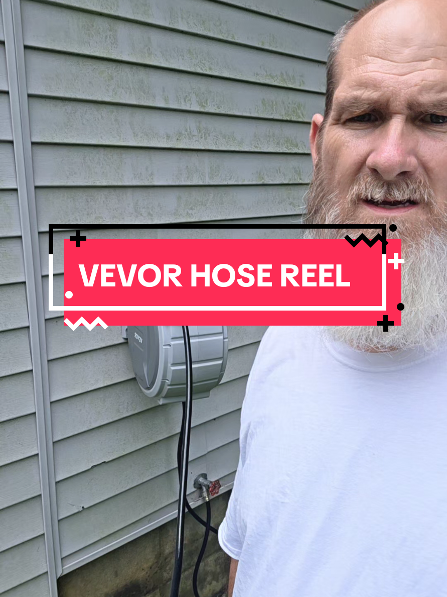 TikTok post by @currentinnovations.88 for VEVOR US. Caption reads: Small yard upgrade... big difference. The Vevor is....