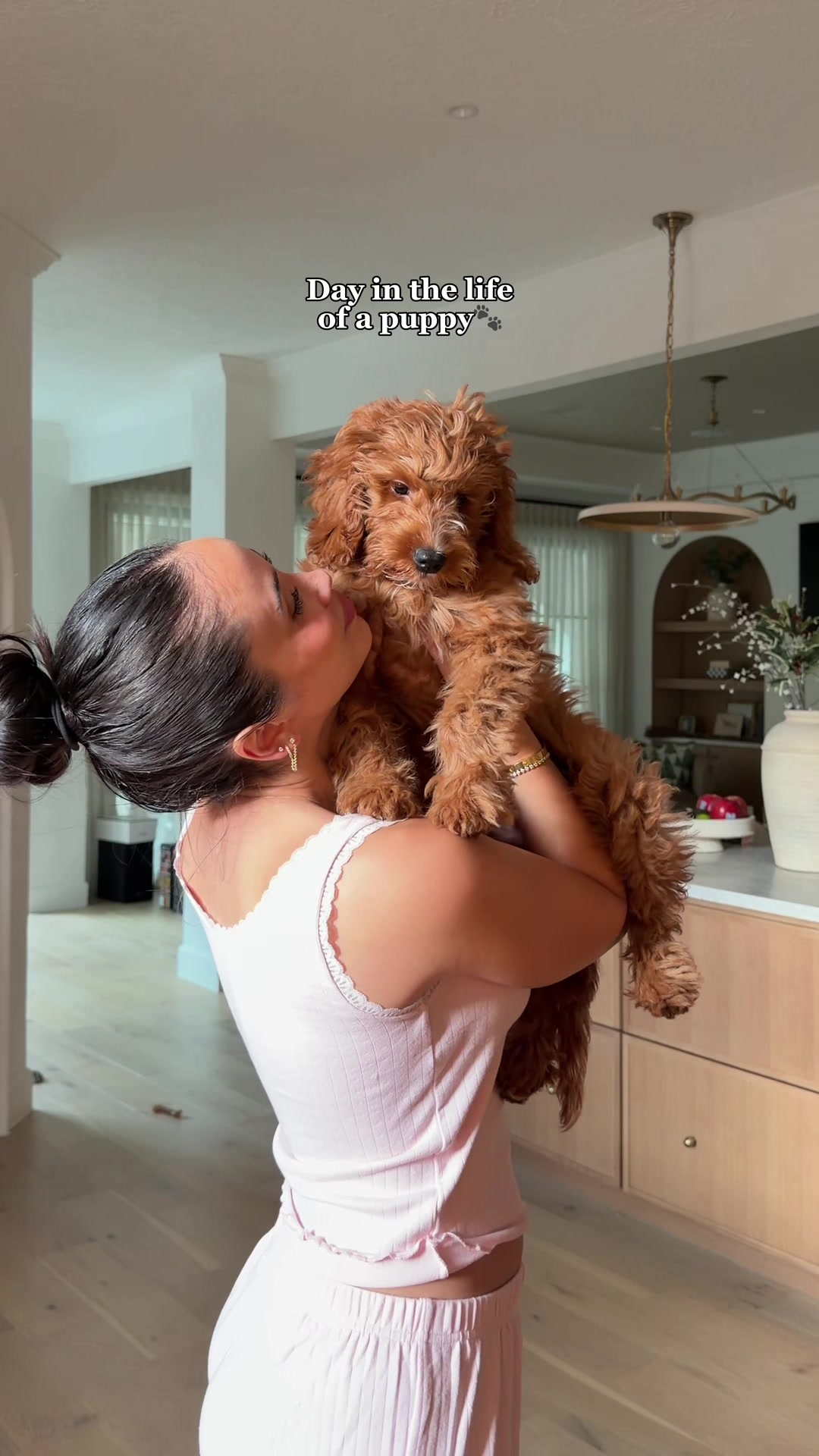 TikTok post by @stephaniepena__ for Chewy. Caption reads: [...] your pup's mealtime with Get Real from....