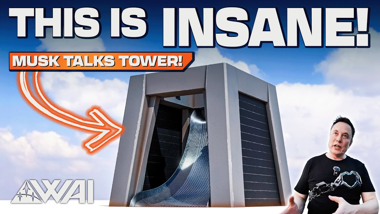 YouTube post by @Whataboutit for SpaceX. Caption reads: How Musk Will Redesign The SpaceX Starship Launch....