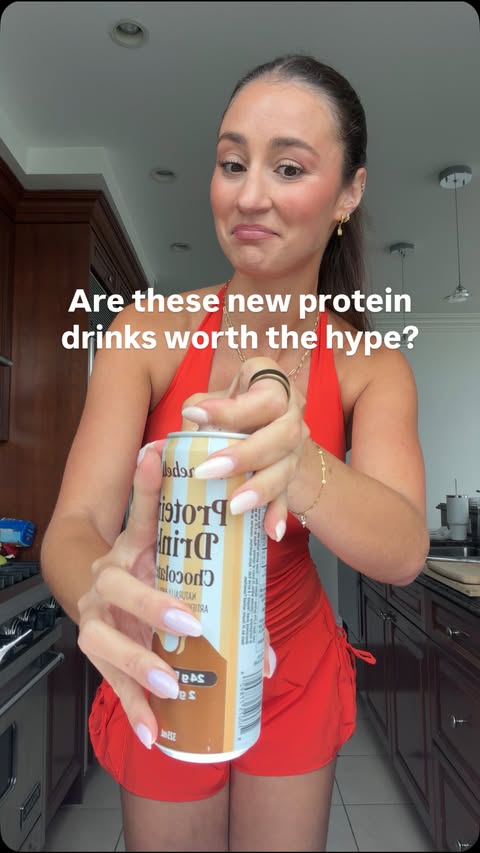 Instagram post by @mirebout for Barebells Functional Foods. Caption reads: Can these new @barebells.canada protein drinks....