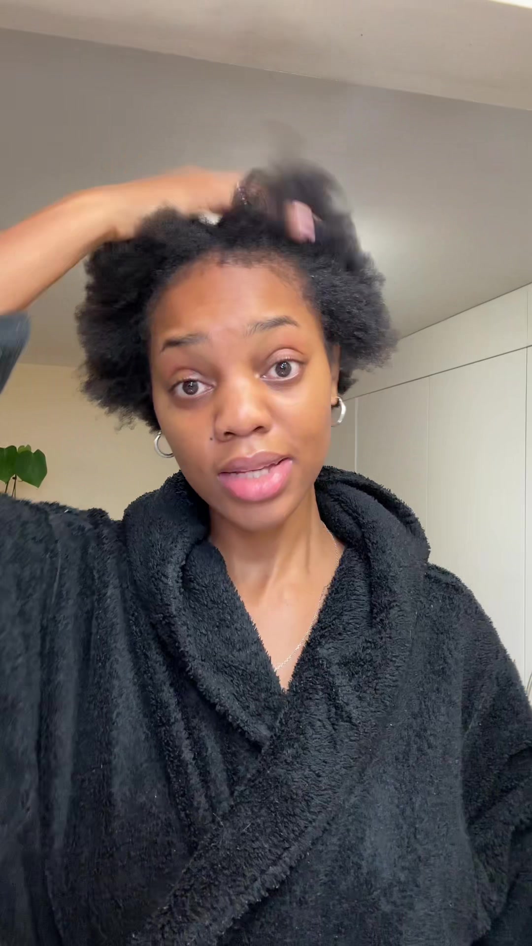 TikTok post by @chisomaimee for Matrix. Caption reads: [...] to me 😅 feat  @THE OUAIdetox Shampoo ....