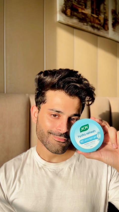 Instagram post by @udayjamwal for Joy Personal Care. Caption reads: Comment joy for the link! Drinking water is....