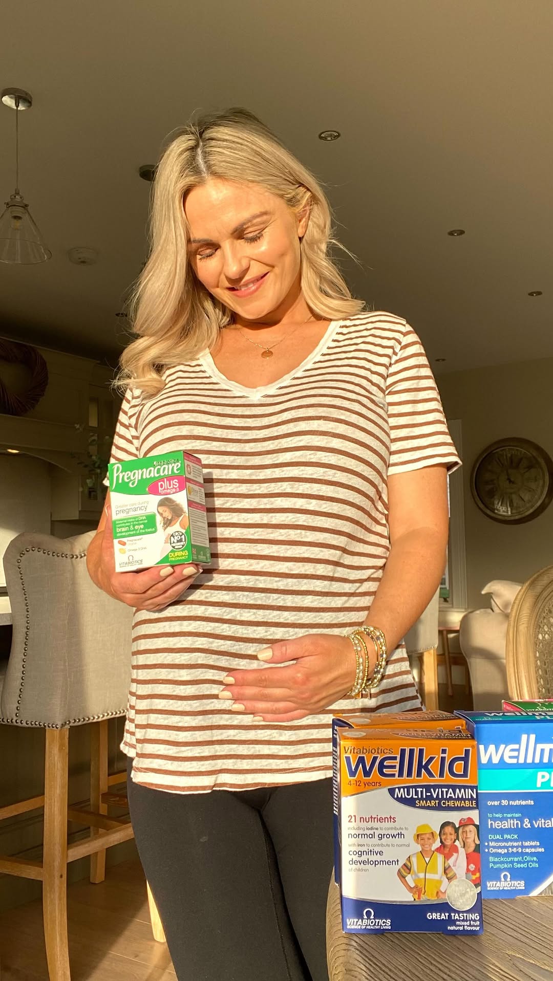 Instagram post by @arlenecostello_ for Vitabiotics. Caption reads: I’m very excited to team up with Vitabiotics,....