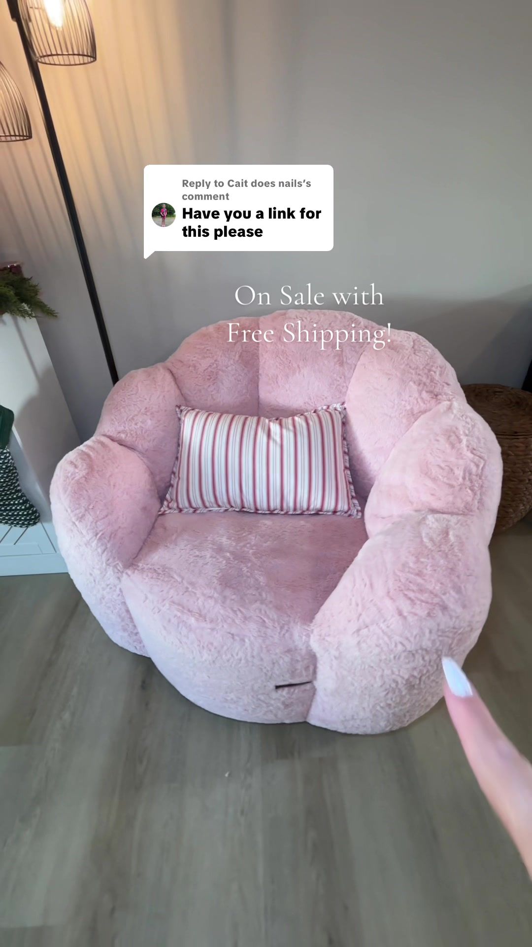 TikTok post by @moe_bigmom for MAXYOYO HOME. Caption reads: Replying to @Cait does nails the link is right....