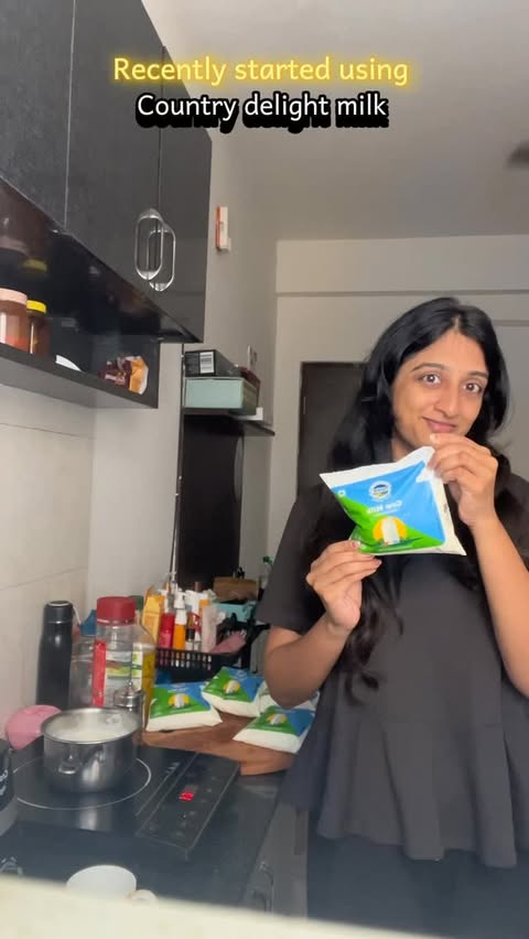 Instagram post by @its_sathya_vani for Country Delight. Caption reads: My kinda morning starts with filter coffee ☕️....