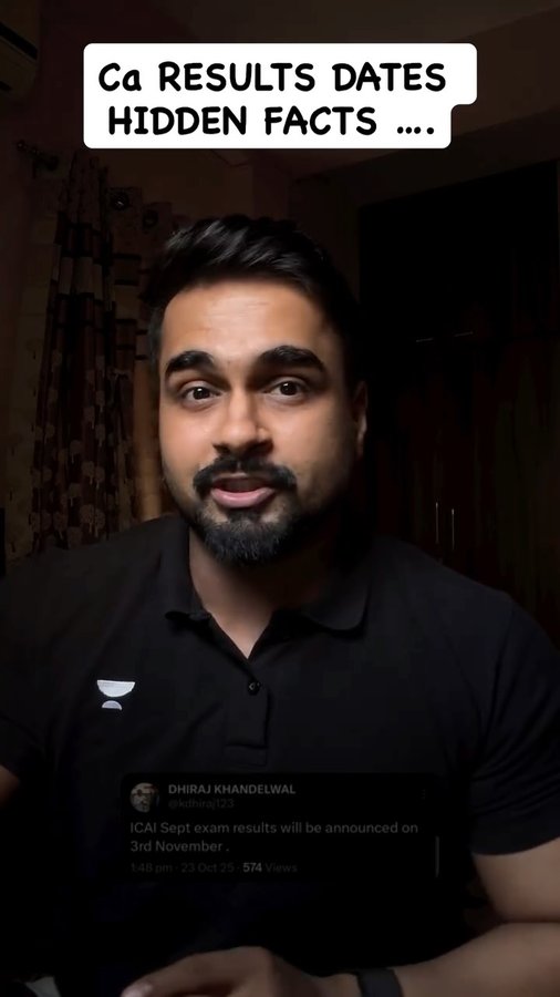 Instagram post by @ca_shaan_gupta for Unacademy. Caption reads: Very IMPORTANT UPDATE 

Bhai breaking news nahi....