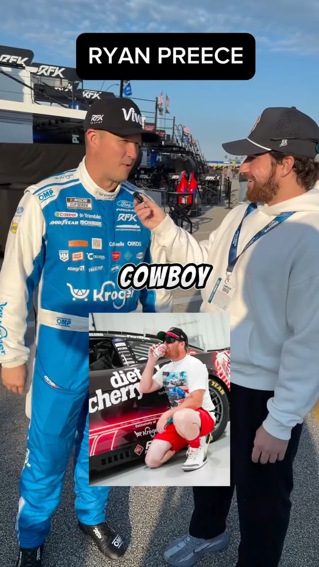 Instagram post by @chat.us.up for NASCAR. Caption reads: [...] think has the best drip??👀 #chatusup....