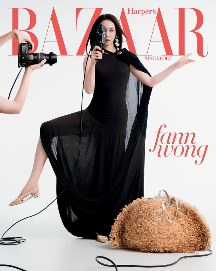 Instagram post by @fannaiaiwong for Harper’s BAZAAR. Caption reads: There are icons, and then there’s @fannaiaiwong.....