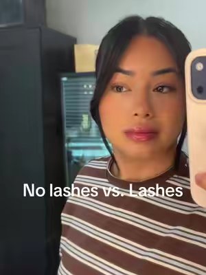 TikTok post by @nessaab000 for COFIER Lashes. Caption reads: [...] easy to apply and stayed on all day @COFIER....