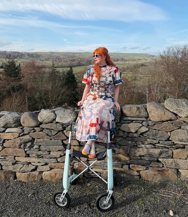 Instagram post by @rubyrouxbijou for Charlotte Stone. Caption reads: [...] Probably 🤣 Dress @seanewyork Shoes....