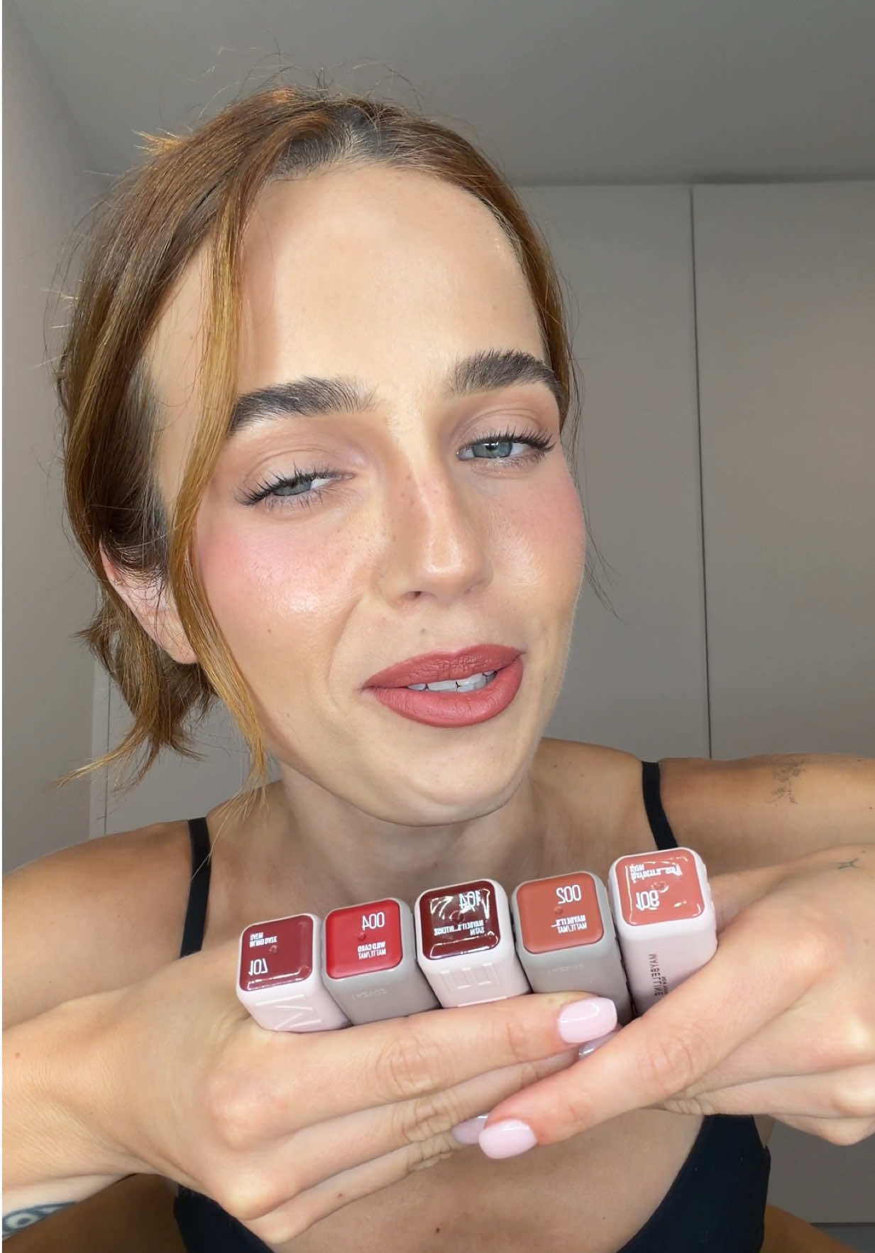 TikTok post by @adellepetros for Chemist Warehouse. Caption reads: [...] New York PH  new and exclusive to @Chemist....