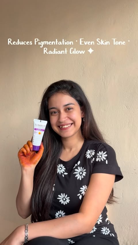 Instagram post by @rimlimbhuyan for La Shield. Caption reads: [...] the biggest difference. AD. #sunscreen....
