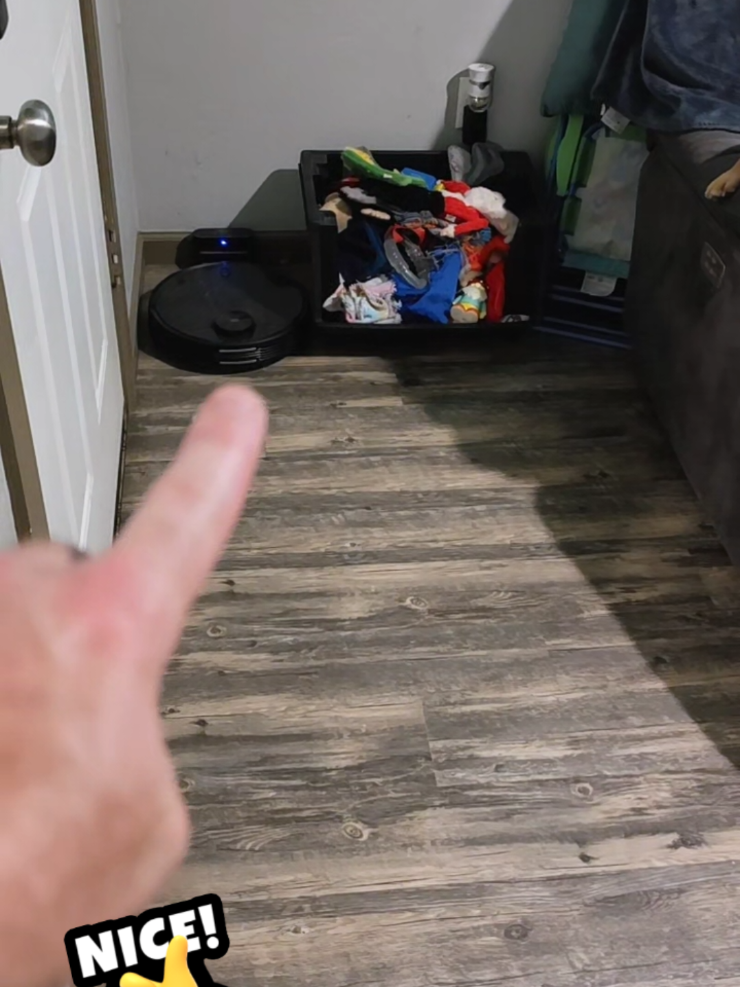 TikTok post by @livingsober4life for Wyze. Caption reads: [...] out my showcase and check out all my wyze....
