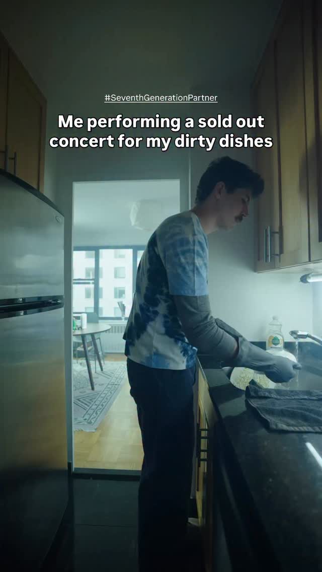 Instagram post by @veryharryhill for Seventh Generation. Caption reads: #SeventhGenerationPartner Singing and doing the....