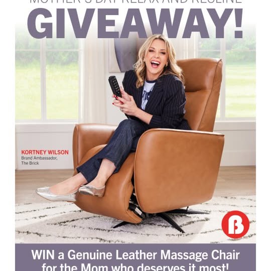 Instagram post by @allthingskortneywilson for The Brick. Caption reads: CONTEST CLOSED 💐 Mother’s Day Giveaway! 💐 
This....