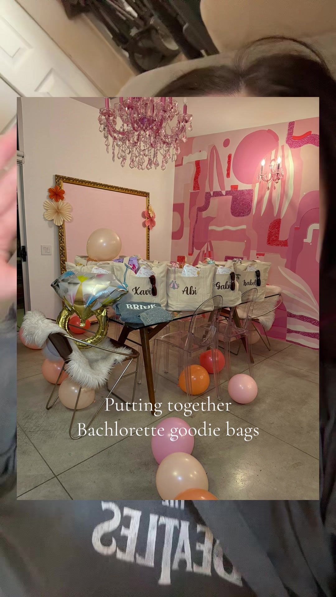 TikTok post by @iamabiarchila for Kopari Beauty. Caption reads: So happy with how these turned out! The tote bag....