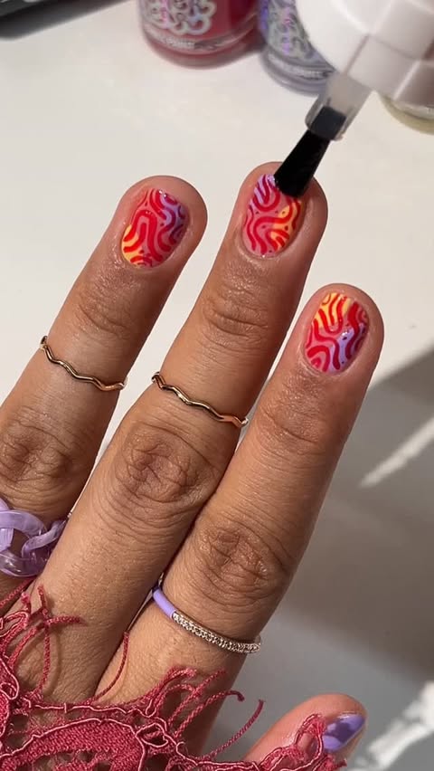 Instagram post by @nonnailartist for Chillhouse. Caption reads: [...] for this blinding mani 😎☀️ Using....