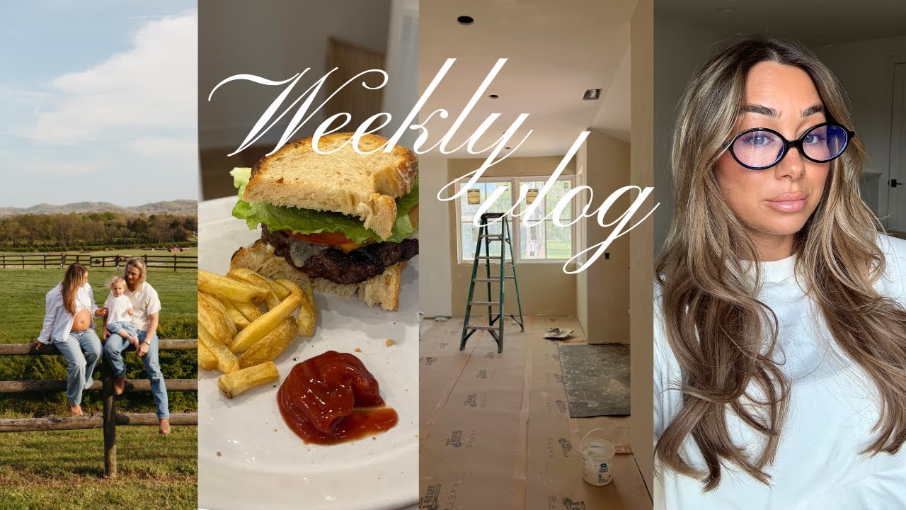 YouTube post by @JuliaHunterHavens for Elwood Clothing. Caption reads: Remodel Over Budget?! Getting Emo, Maternity....