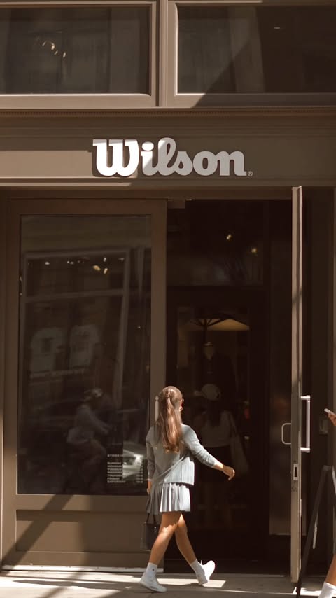 Instagram post by @rafakeunecke for Wilson Sporting Goods. Caption reads: if you’re in new york and looking for a tennis....
