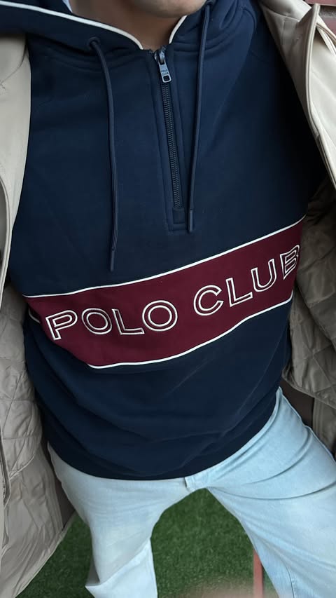 Instagram post by @javi.gonzalezr for Polo Club. Caption reads: These Polo Club looks got me so intrigued 👀....