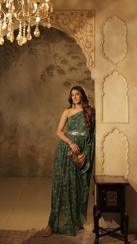 Instagram post by @mehertaluja for Nykaa Fashion. Caption reads: [...] nights and bridesmaid moments, @nykaafashion....