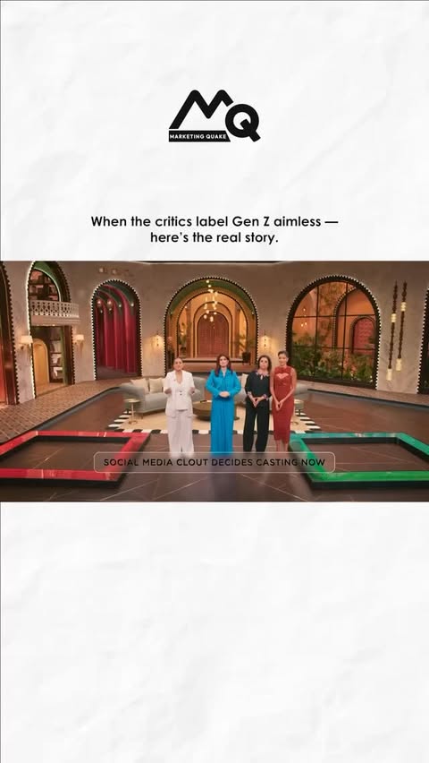 Instagram post by @marketingquake for Amazon Prime. Caption reads: In the conversation, senior filmmakers question....