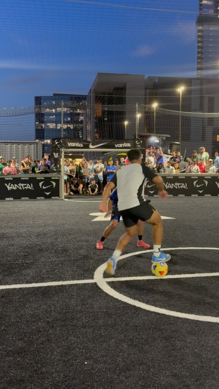 Instagram post by @zostyler for Major League Soccer. Caption reads: 2 game winning shots @vantaathletics 1v1 Nike....