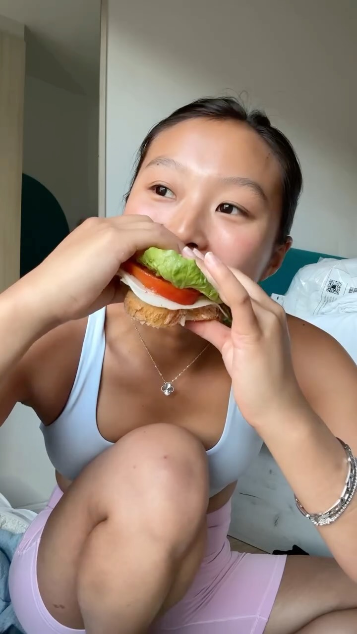 Instagram post by @issaokamoto for Strava. Caption reads: Every mile (and meal) abroad is part of the prep.....