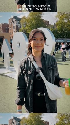 Instagram post by @foodbabynyc for Johnnie Walker US. Caption reads: #ad The most fun weekend at @88rising’s Head In....