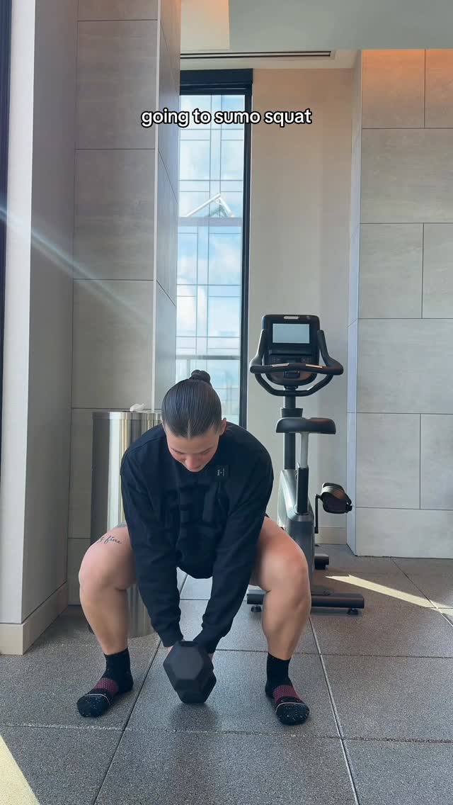 Instagram post by @esther.burden for Gymshark. Caption reads: MIC’D up shy gal leg day! details below ! (Sorry....