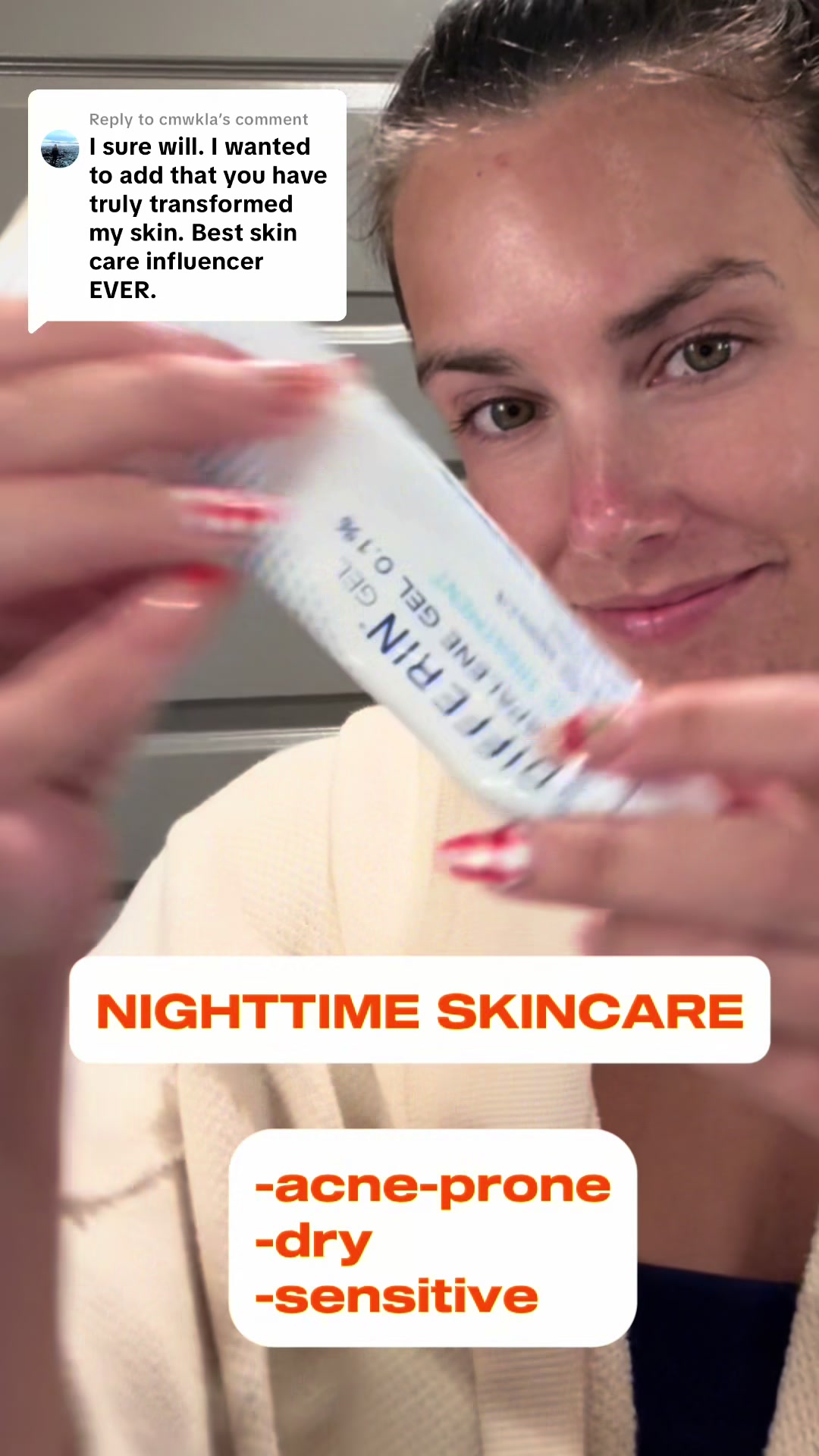 TikTok post by @alexeducatedmess for Educated Mess. Caption reads: Replying to @cmwkla here’s my updated nighttime....