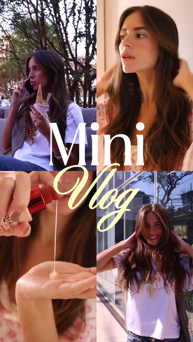Instagram post by @aninhanobrega for Eudora. Caption reads: Mini Vlog 🌟
Simplesmente viciada no Óleo em Creme....
