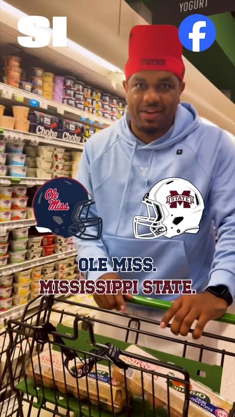 Instagram post by @louuuyoung for Sports Illustrated. Caption reads: @louuuyoung will have it all at his Egg Bowl....