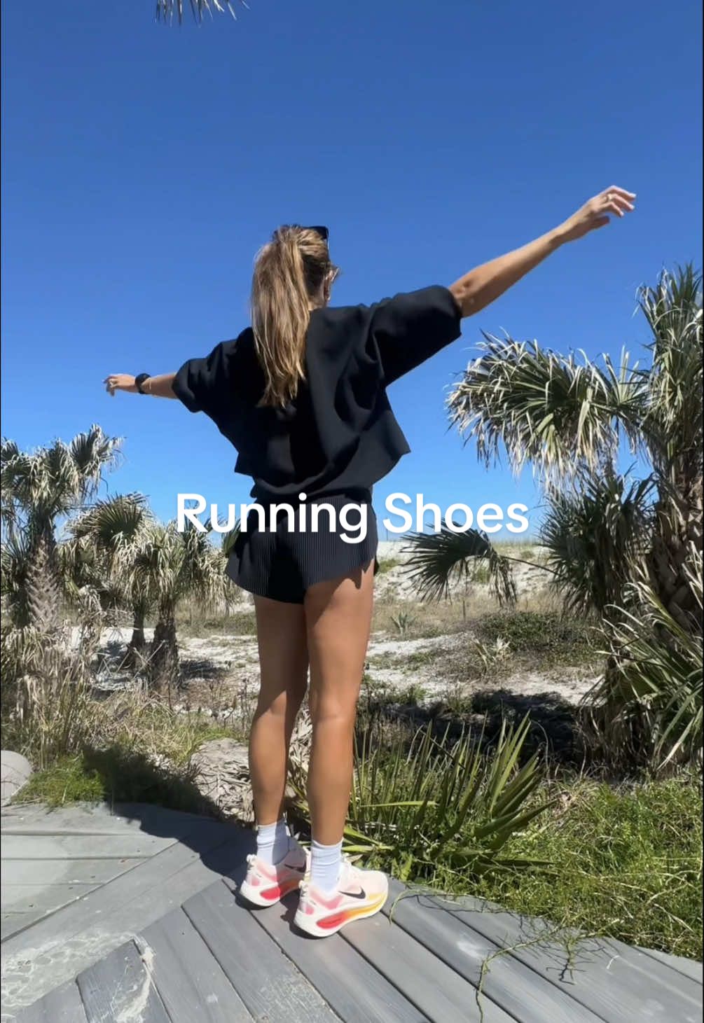 TikTok post by @kerclarke for Nike. Caption reads: [...] 18 from @DICKS Sporting Goods @Nike is their....