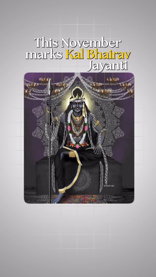 Instagram post by @vaishnavi_jairam for Sri Mandir. Caption reads: 🔥 3 Powerful Bhairav Rituals to Do This....