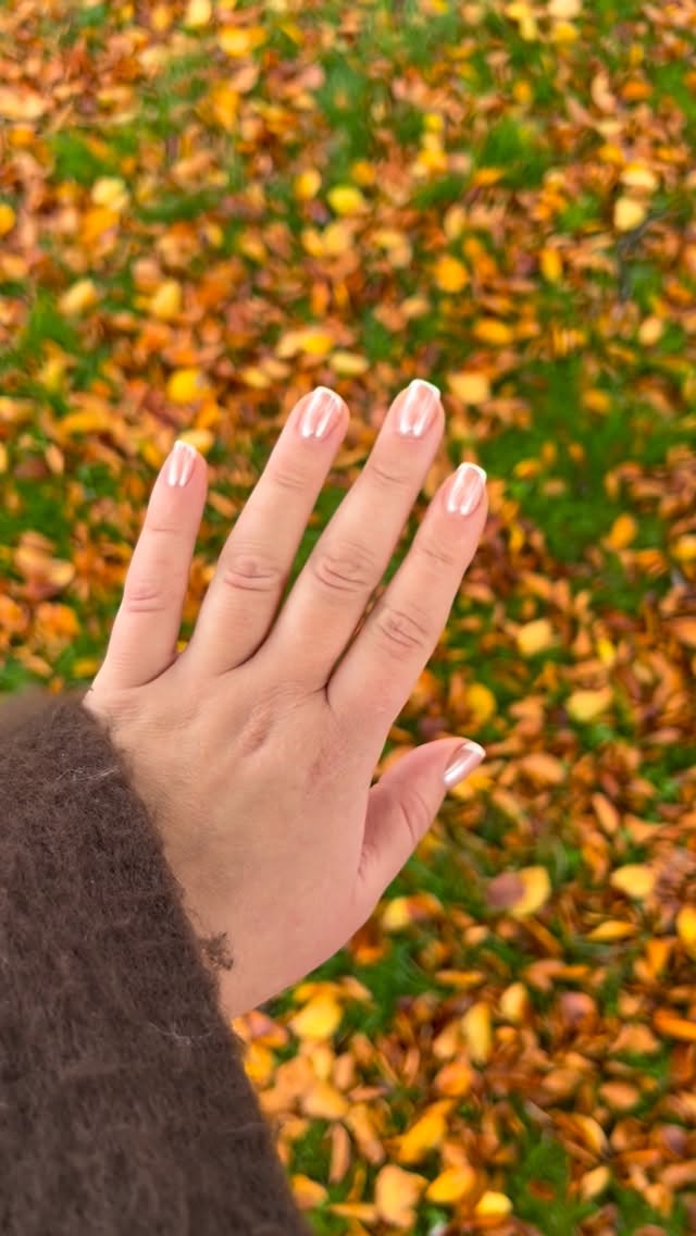 Instagram post by @bee.b.eauty for Glamnetic. Caption reads: 🍁 Always elegant, always flawless ✨
This autumn....