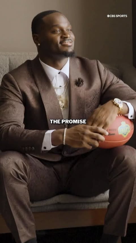Instagram post by @jeremiyahlove for Jeep. Caption reads: 🏈 And with the 3rd pick… Driven by @jeep.