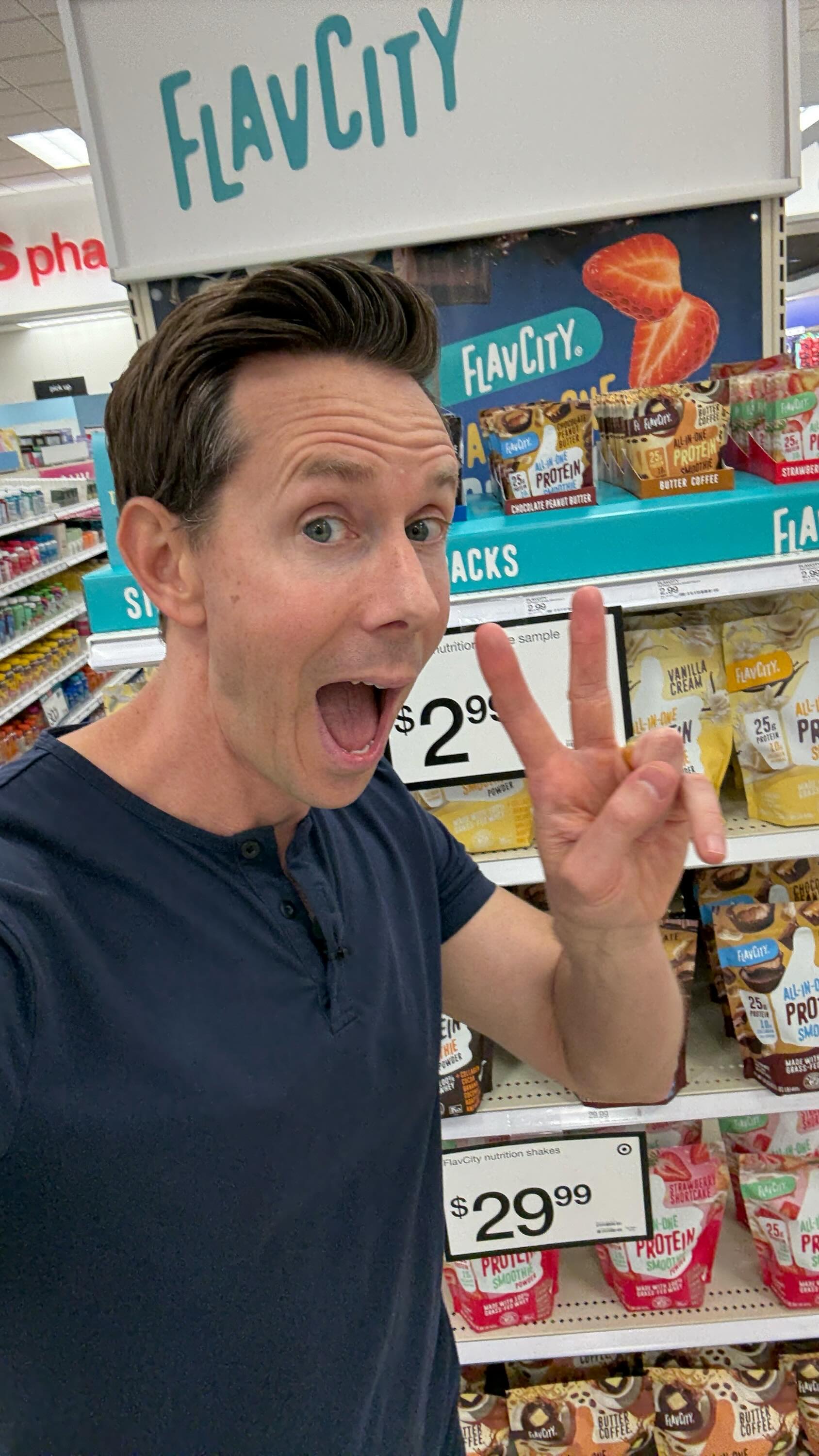 Instagram post by an influencer for Shop FlavCity. Caption reads: Head to your local Target, find FlavCity and snap....