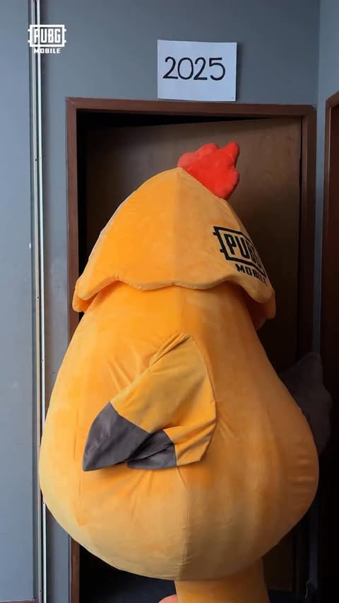 Instagram post by @pubgmobile_th for PUBG MOBILE. Caption reads: Knock-knock! #PUBGMOBILE #Chicko #pubgmbkk....