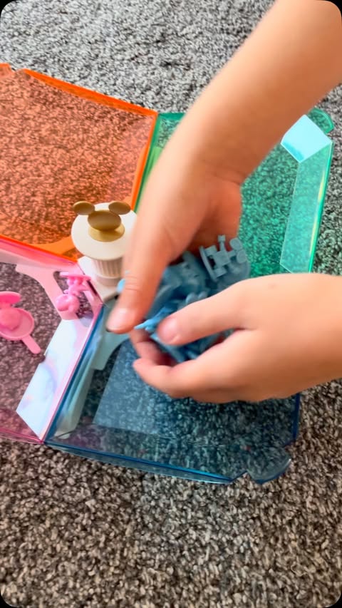 Instagram post by @amummyandherbeautifulgirls for TOMY. Caption reads: [...] #lifestyle #lifestyle #kidsgames....