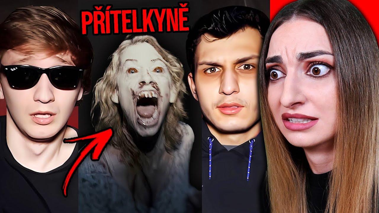 YouTube post by @AnyOli3 for Herohero. Caption reads: NAŠLI SI DALŠÍ HOLKU NA DARK WEBU?!😳.