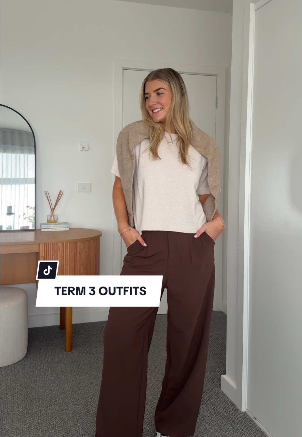 TikTok post by @emilyelizabeth.w for Feather + Noise. Caption reads: Roll Call Collection with my faves @Feather +....