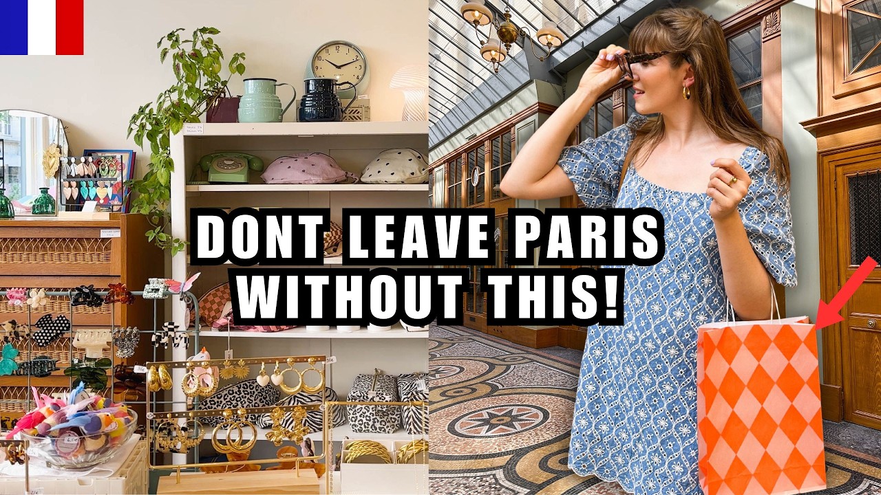 YouTube post by @arielleinparis for Typology. Caption reads: [...] with in me Paris ! Thank you, Typology, for....