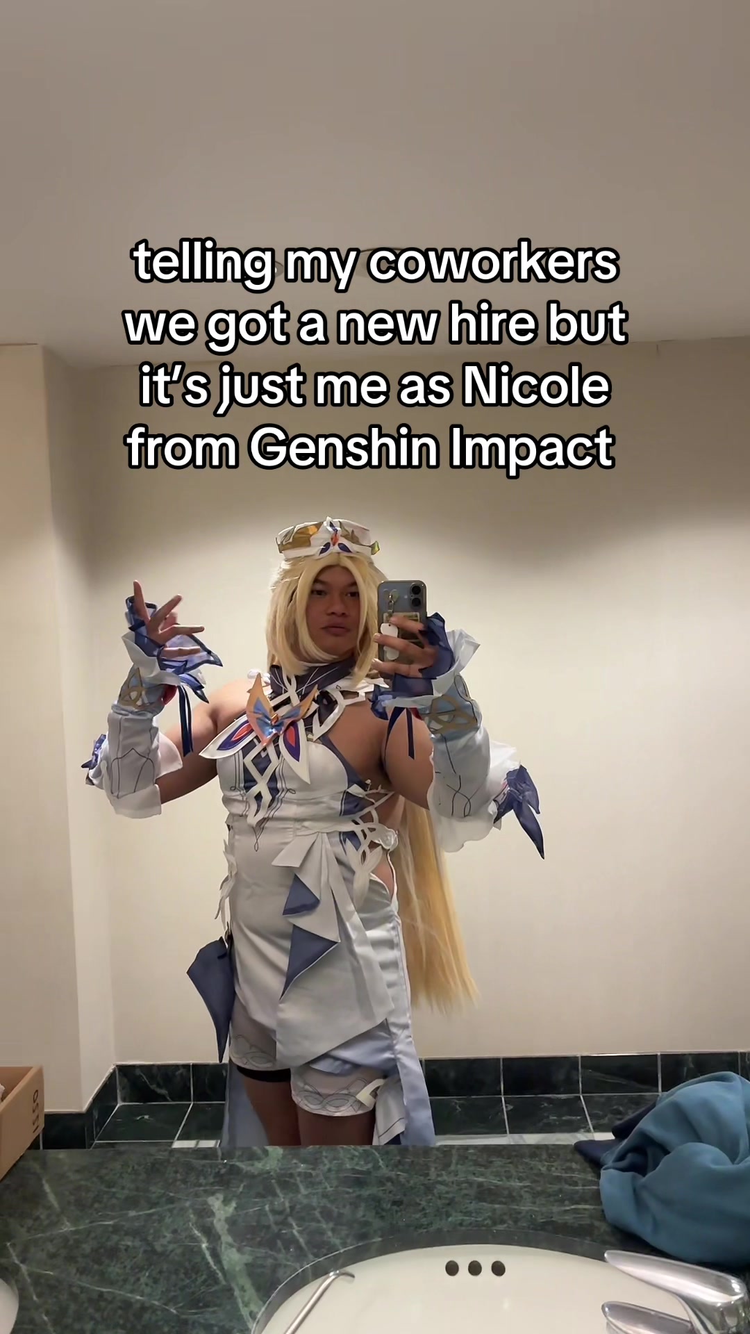 TikTok post by @urmomsajoe69 for GenshinCampusEU. Caption reads: okay so why were they hating on MOTHER PYRO who....