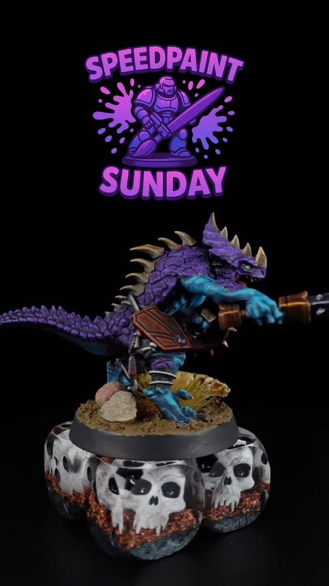Instagram post by @justjakgaming for The Army Painter. Caption reads: [...] my way through Sunday again 🖌️....
