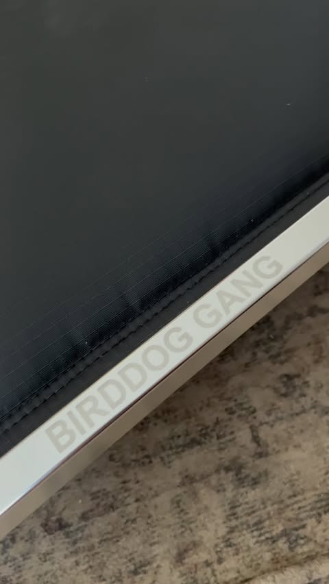 Instagram post by @niko.and.nova for K9 Ballistics. Caption reads: [...] option? Armored pet beds from @k9ballistics....