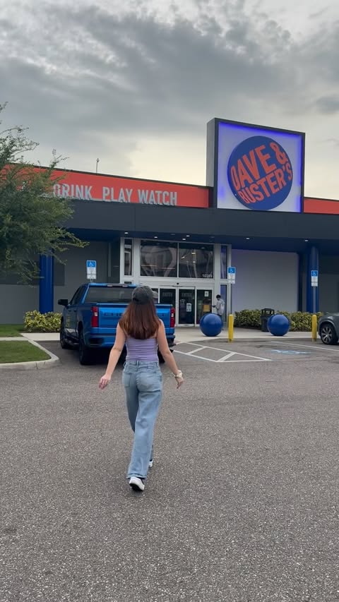 Instagram post by @couponmadesimple for Dave & Buster's. Caption reads: The best decision I’ve made this summer!....