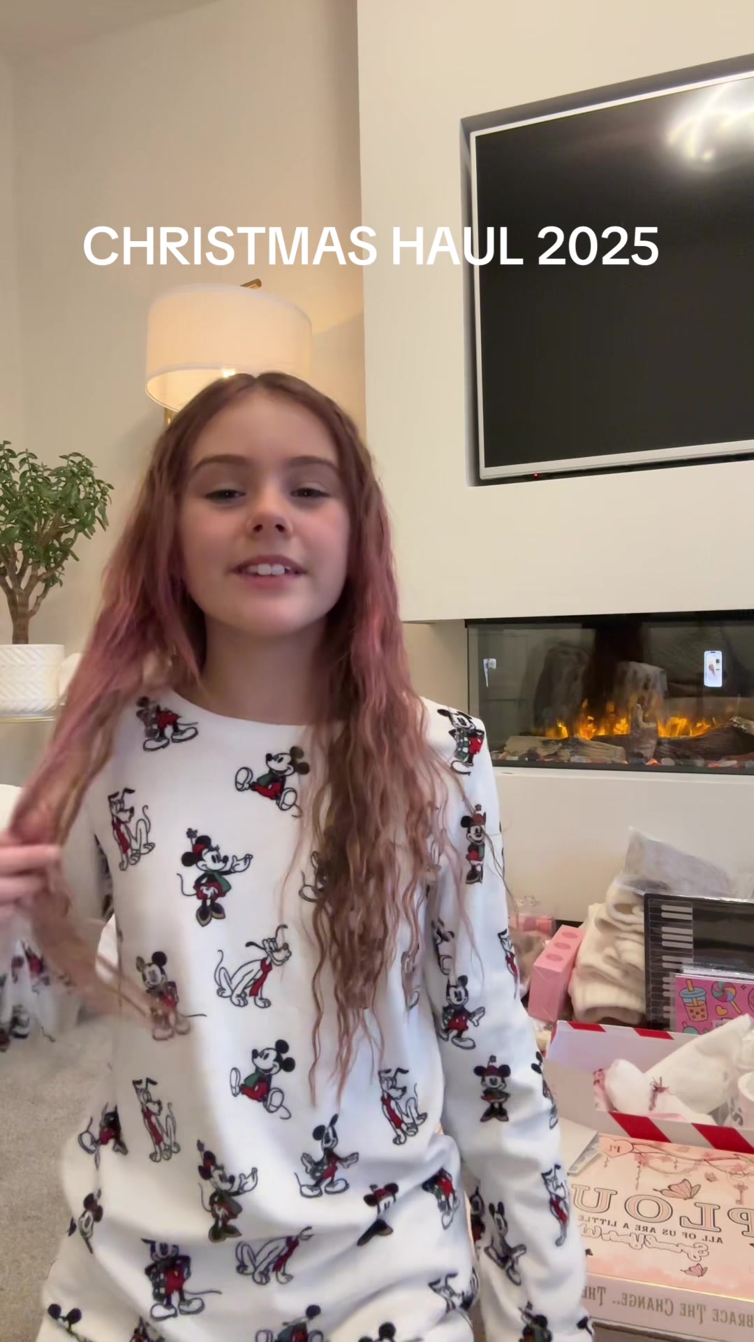 TikTok post by @nicolagw for Soundcore. Caption reads: Christmas haul 2025 I am v grateful for all my....