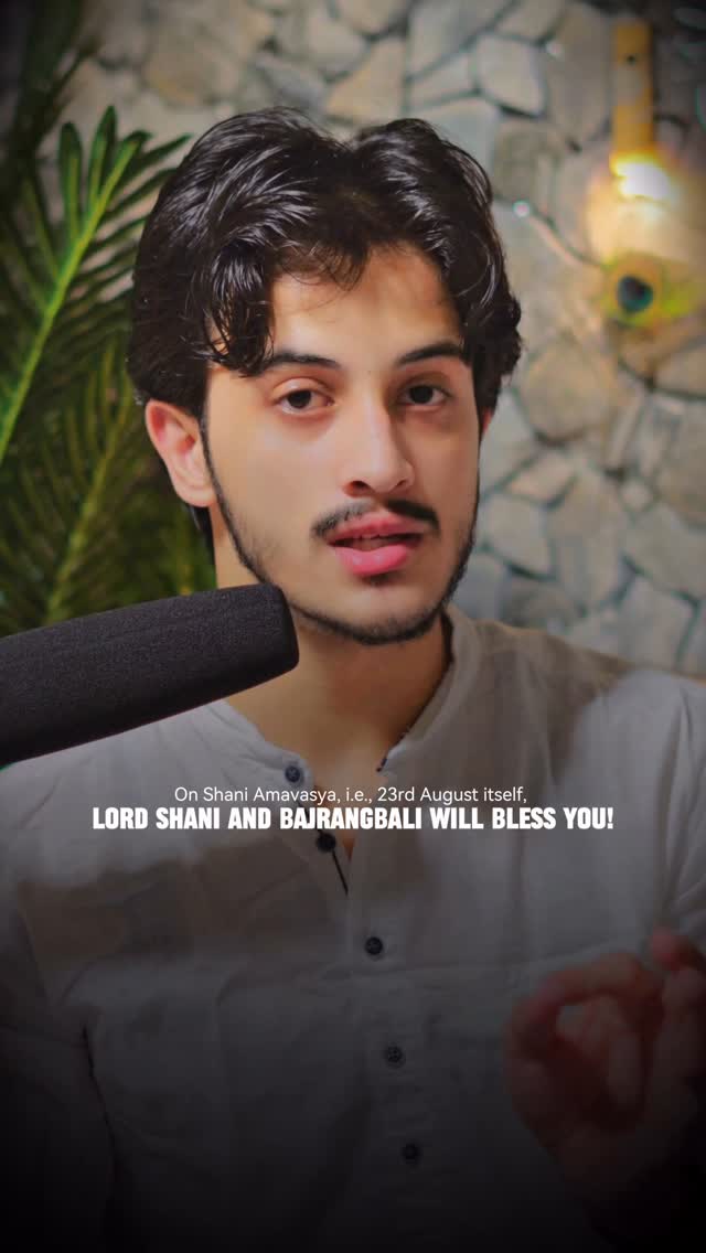 Instagram post by @kartiksikhola for Sri Mandir. Caption reads: Ep•122 "Experience the divine power of Shani....